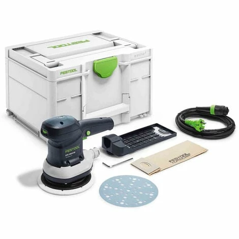 Festool ETS 150/5 EQ-Plus 240V Random Orbital Eccentric Sander in SYS-3 576083 Festool ETS 150/5 EQ-Plus 240V Random Orbital Eccentric Sander In SYS-3 576083 -FESTOOL Sales Store 18462953 1