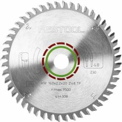 Festool 160mm 48T Laminate Corian Saw Blade TF48 For TS55 496308