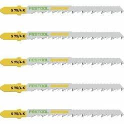 Festool Wood Jigsaw Blade S 75/4 K/5 (5 Pack)