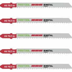 Festool Plastics Jigsaw Blade HS 75/3 BI/5 (5 Pack)